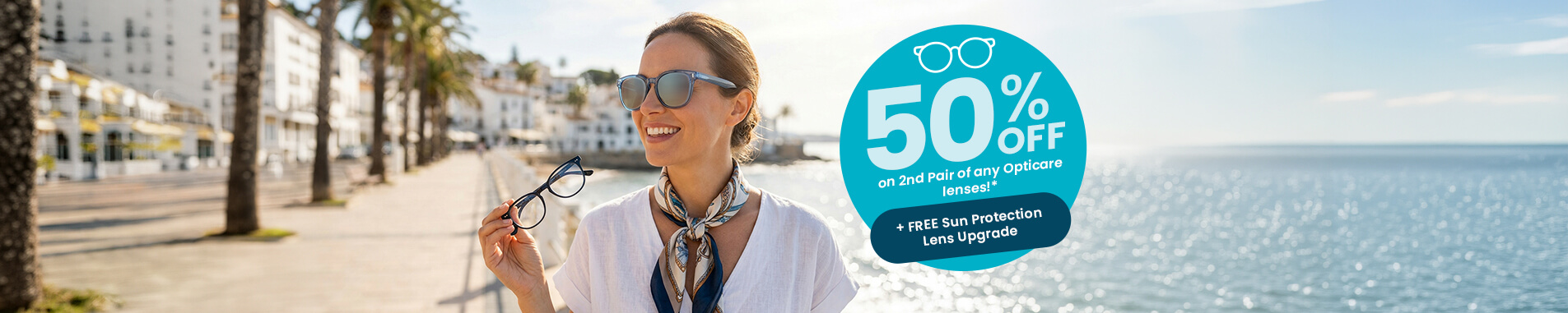 Opticare 50% Off Additional Pairs Promotion